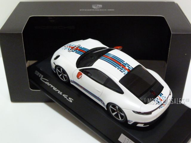 Porsche 911 carrera 4s 992 WAP 0201100 ncrm-nuevo Martini-blanco-Spark 1:43
