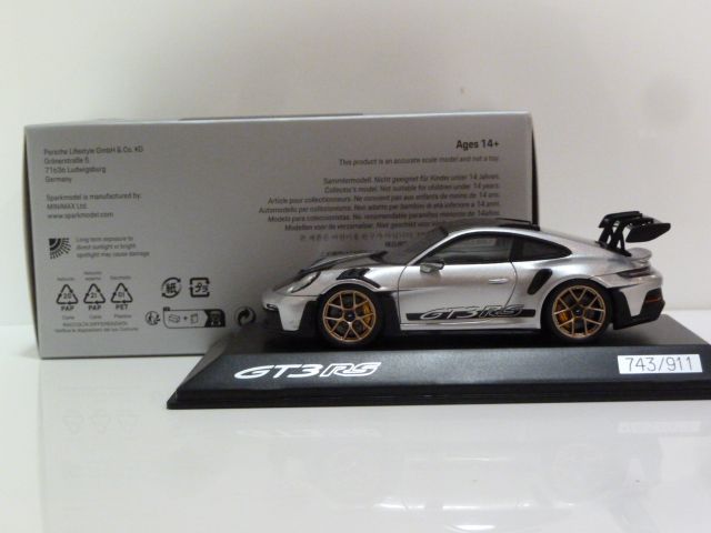 1:43 Minichamps ポルシェ 911 (992) GT3 RS Weissach Package 
