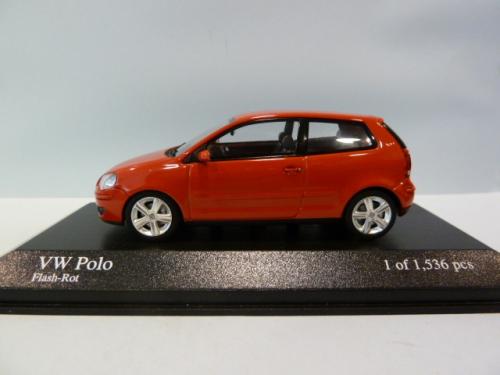 Modderig Wonderbaarlijk negatief Volkswagen Polo Red 1:43 400054400 MINICHAMPS diecast model car / scale  model For Sale