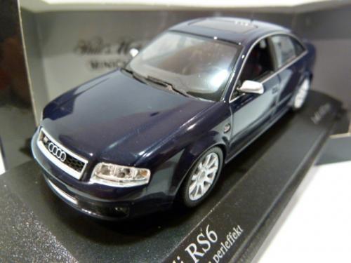 Audi Rs6 Blue Metallic 1 43 400011702 Minichamps Diecast