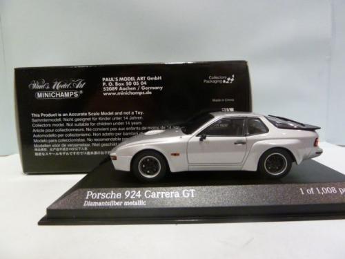 1:43 Minichamps Porsche 924 Carrera GT Silver