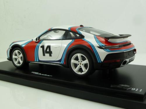 Porsche 911 (992) Dakar Martini Racing Design 1:18 WAP0210030PDKM SPARK ...