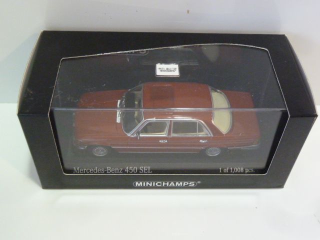 Mercedes-benz 450 SEL 6.9 (w116) Brilliant Red Metallic 1:43