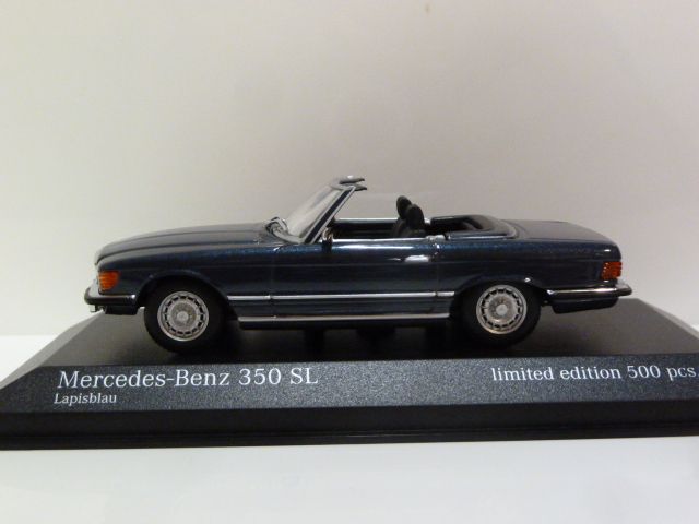 Amazon | ☆1/43 MINICHAMPS Mercedes-Benz SL500 青 | ミニカー