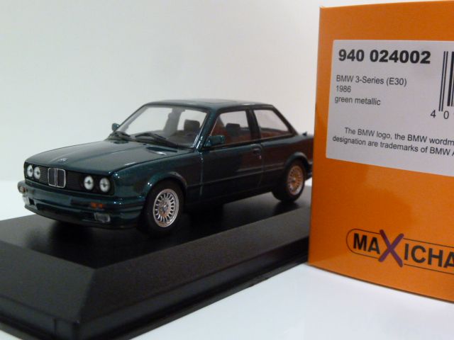 BMW 3-Series 3er (e30) Green Metallic 1:43 940024002